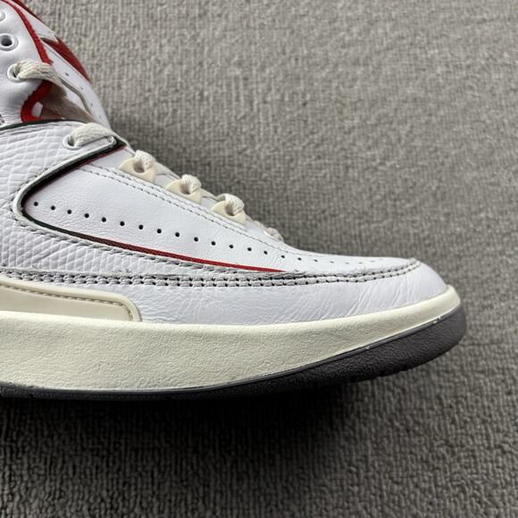 Nike Air Jordan 2 Retro (GS) Origins White Shoes Size 6.5 Youth Womens Size 8 - Picture 4 of 15